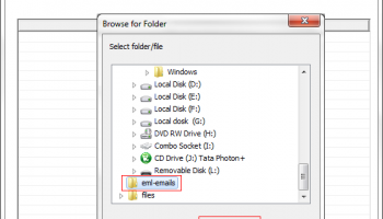 EML file to PDF Conversion tool screenshot