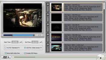 WinX DVD Author screenshot