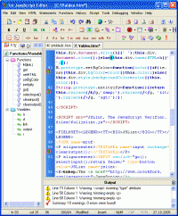 1st JavaScript Editor Lite 3.85 screenshot