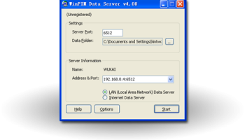 WinPIM Data Server screenshot