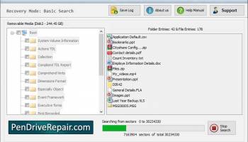 USB Files Recovery Software screenshot