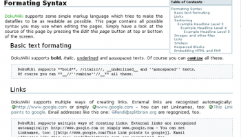 BitNami DokuWiki Stack screenshot