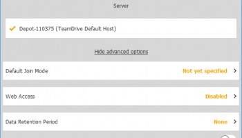 TeamDrive Portable screenshot
