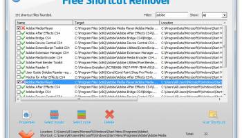 Free Shortcut Remover screenshot