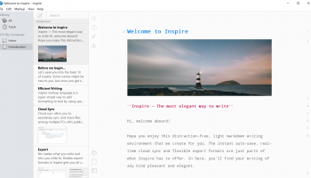 Inspire Writer screenshot