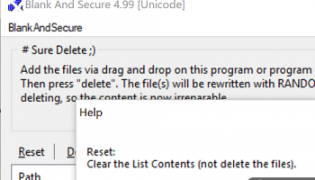 Blank And Secure screenshot