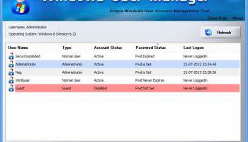 Windows User Manager screenshot