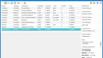 Estimaker screenshot