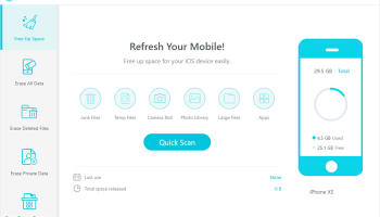PanFone iOS Eraser Pro screenshot