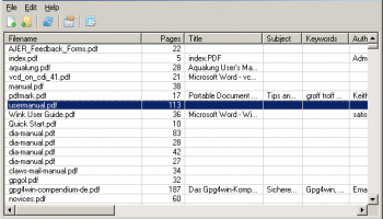 PDFInfoGUI screenshot