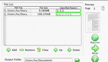VeryPDF PDF Merger for Mac screenshot