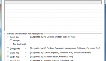 Software4Help Eudora Mail Converter screenshot