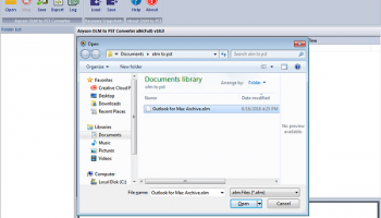 OLM Converter screenshot