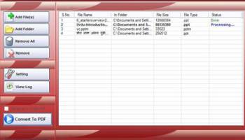 Powerpoint To PDF Creator screenshot