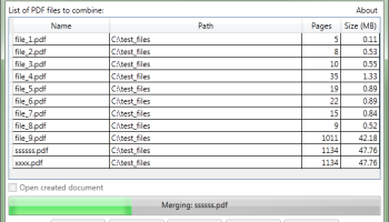 PDF Combiner screenshot