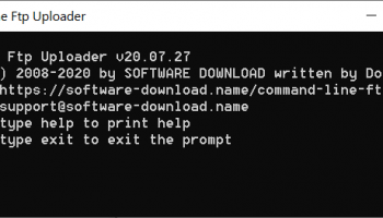 Command Line Ftp Uploader screenshot