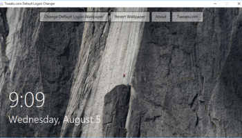 Tweaks.com Logon Changer screenshot