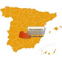Spain Provinces Map Locator screenshot