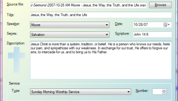 Sermons on the Web screenshot
