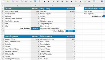 SSuite Basic-Math Spreadsheet screenshot