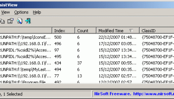 UserAssistView screenshot