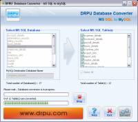 MSSQL to MySQL Database Converter screenshot