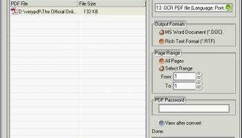 PDF to Word OCR Converter screenshot