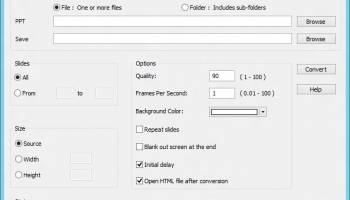 PowerPoint to Flash Converter screenshot