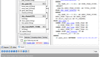 MaxDB Code Factory screenshot