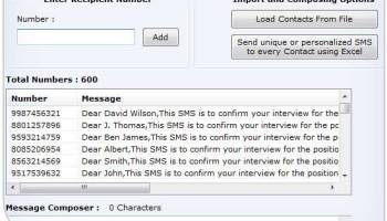 Free SMS Blackberry screenshot