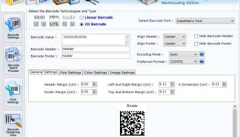 Warehousing Business Barcode screenshot