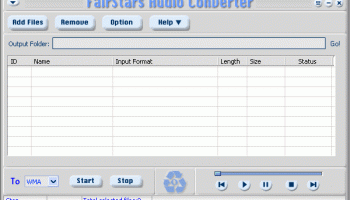 FairStars Audio Converter screenshot