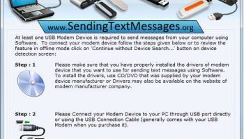 GSM Modem for Sending SMS screenshot