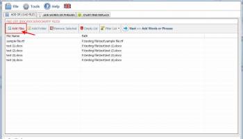 Advance Word Find & Replace screenshot