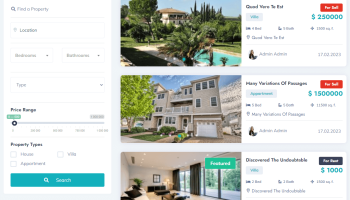 Property Listing Script screenshot