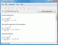 Equation Wizard screenshot