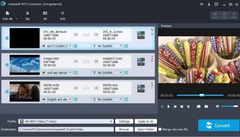 Aiseesoft MTS Converter screenshot