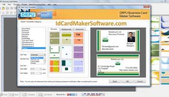 Business Cards Creator Software screenshot
