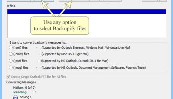 MBOX to Outlook screenshot