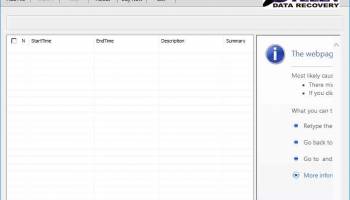 Live Mail Calendar Recovery screenshot