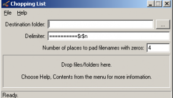 Chopping List screenshot
