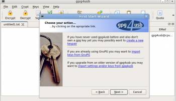 gpg4usb screenshot