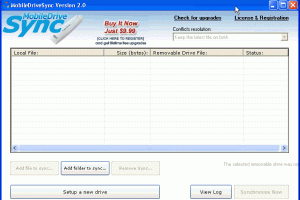 MobileDriveSync screenshot