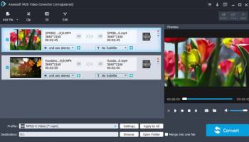 Aiseesoft MOD Converter screenshot