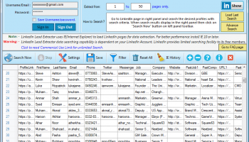 LinkedIn Lead Extractor screenshot