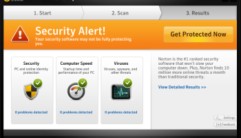 Norton Security Scan screenshot