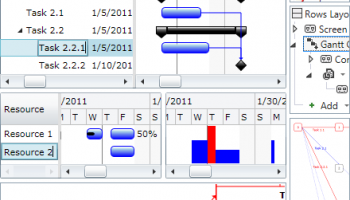 Gantt Chart Light Library screenshot
