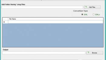 MSG to EML Converter screenshot