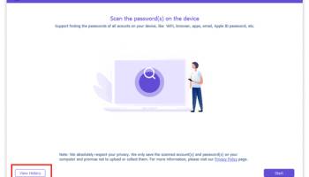 AnyMP4 iPhone Password Manager screenshot