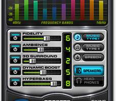 DFX 9 Audio Enhancer screenshot